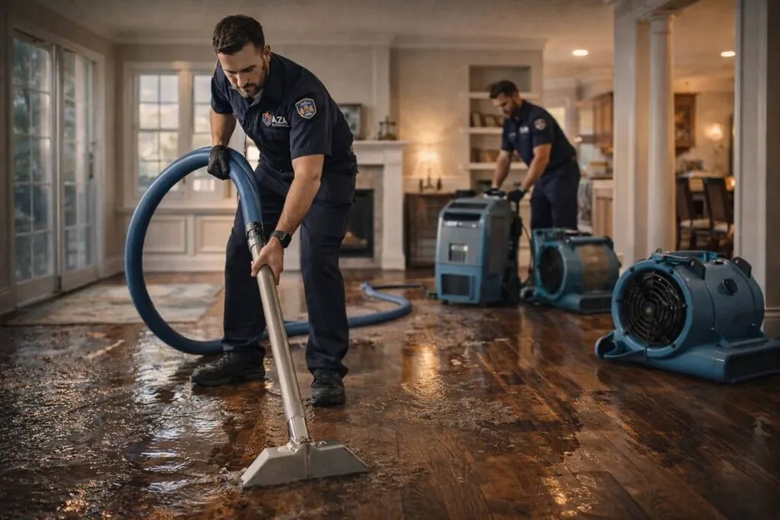 Hero water extraction drying fairfax va | AZA Restoration Northern Virginia