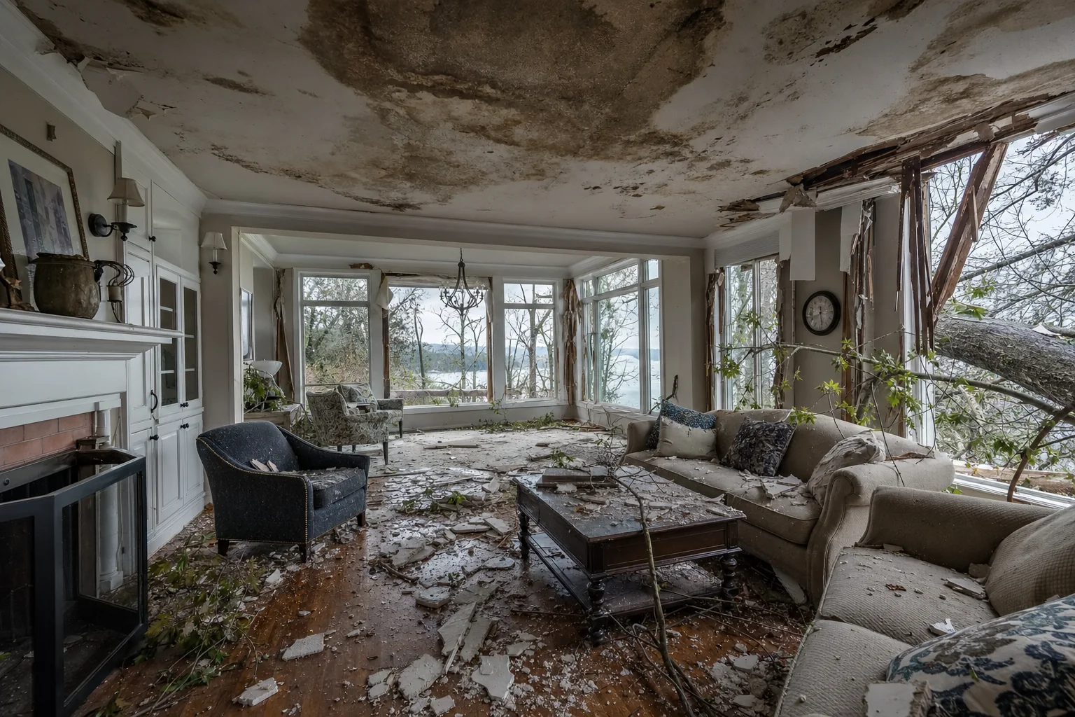 Before storm damage prince william va | AZA Restoration Northern Virginia