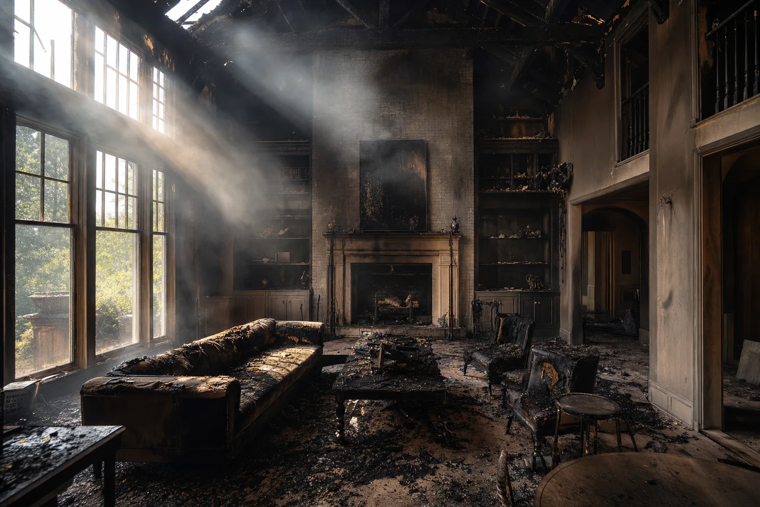 Hero fire smoke damage loudoun va | AZA Restoration Northern Virginia