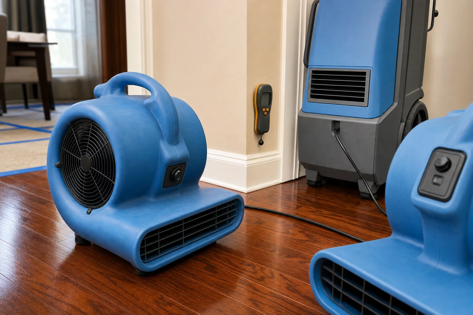 Water extraction drying equipment northern va | AZA Restoration Northern Virginia